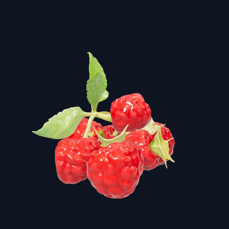 Raspberry Cluster with Texture model pack